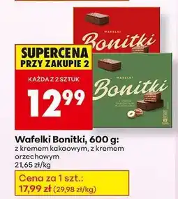 Biedronka Wafelki Bonitki, 600 g oferta