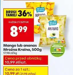 Biedronka Mango lub ananas Mroźna Kraina, 500g oferta