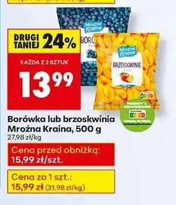 Biedronka Borówka lub brzoskwinia Mroźna Kraina, 500 g oferta
