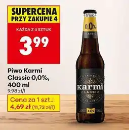 Biedronka Piwo Karmi Classic 0,0%, 400 ml oferta