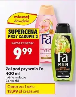 Biedronka Żel pod prysznic Fa 400 ml oferta