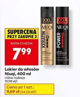 Biedronka Lakier do włosów NIUQI, 400 ml oferta