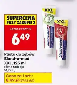Biedronka Pasta do zębów blend-a-med XXL, 125 ml oferta
