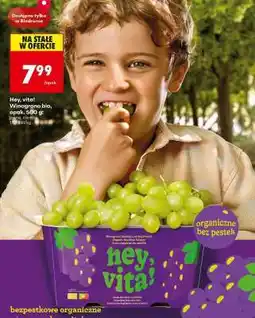 Biedronka Hey, vita! Winogrono bio, opak. 500 g oferta