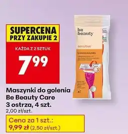 Biedronka Maszynki do golenia Be Beauty Care 3 ostrza, 4 szt oferta