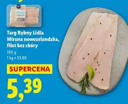 Lidl Targ Rybny Lidla Miruna nowozelandzka, filet bez skóry oferta