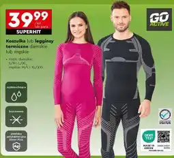 Biedronka Koszulka lub legginsy termiczne damskie lub męskie oferta