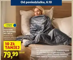 Lidl Koc obciążeniowy 140 x 200 cm Livarno Home oferta