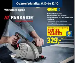 Lidl Piła tarczowa 20 v Parkside oferta