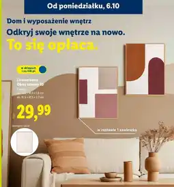 Lidl Obraz 3d 31.5 x 41.5 2.2 cm Livarno Home oferta