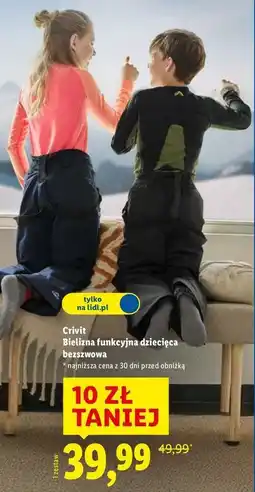 Lidl Bielizna funkcyjna bezszwowa Crivit oferta