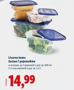 Lidl Zestaw pojemników Livarno Home oferta