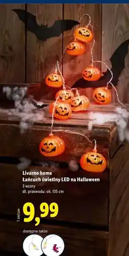 Lidl Łańcuch led halloween Livarno Home oferta