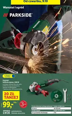 Lidl Szlifierka kątowa 1200 w Parkside oferta