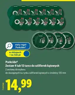 Lidl Tarcze do szlifowania Parkside oferta