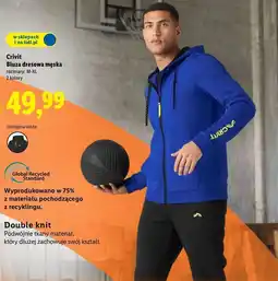 Lidl Bluza dresowa męska m-xl Crivit oferta