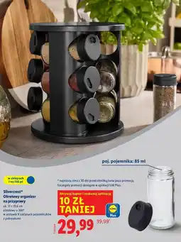 Lidl Organizer obrotowy na przyprawy Silvercrest oferta