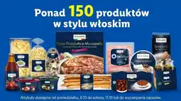 Lidl Pizza prosciutto z mozzarelą Italiamo oferta