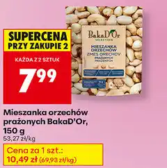 Biedronka Mieszanka orzechów prażonych BakaD'Or 150g oferta