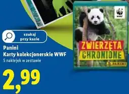 Lidl Karty kolekcjonerskie wwf Panini oferta