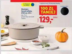Lidl Garnek żeliwny z pokrywką 26 cm Masterpro oferta