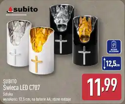 ALDI SUBITO Świeca LED C707 oferta