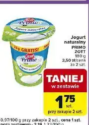 Carrefour Express Jogurt naturalny Zott Primo oferta