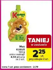 Carrefour Express Mus jabłko-banan Kubuś oferta