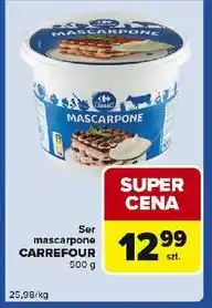 Carrefour Express Serek mascarpone Carrefour Classic oferta
