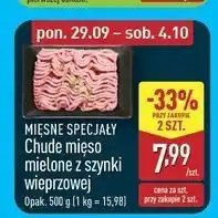 ALDI Mięso mielone z szynki Mięsne Specjały Zawsze Świeże (Aldi) oferta