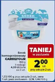 Carrefour Express Serek naturalny Carrefour oferta