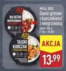 ALDI Wieprzowina na ostro z warzywami i ryżem Meal Box oferta