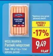 ALDI Parówki wieprzowe Wędliniarnia Classic oferta