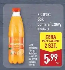 ALDI Sok pomarańczowy Rio D'oro oferta