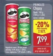 ALDI Chipsy sour cream-onion Pringles oferta