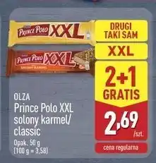 ALDI Wafelek solony karmel Prince Polo Xxl oferta