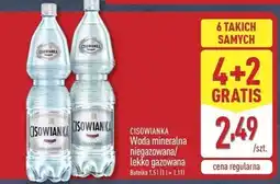 ALDI Woda lekko gazowana Cisowianka oferta