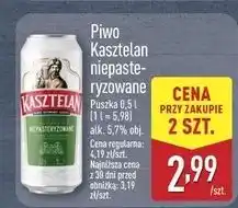 ALDI Piwo Kasztelan Niepasteryzowane oferta