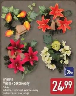 ALDI Wianek dekorowany 36 cm Hanmar oferta
