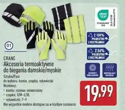 ALDI Rękawiczki damskie termoaktywne roz. 7-9 Crane oferta