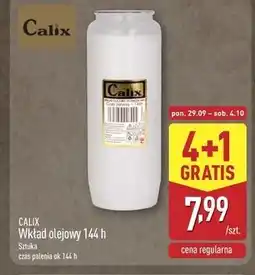 ALDI Wkład olejowy do znicza 144 h Calix oferta