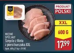 ALDI Sznycle z fileta kurczaka Mięsne Specjały Zawsze Świeże (Aldi) oferta