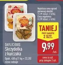 ALDI Skrzydełka z kurczaka łagodne Daylicious oferta
