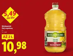 Lidl Olej Wielkopolski Rzepakowy oferta