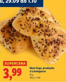 Lidl Przekąska a'la bolognese z warzywami Garden Gourmet oferta