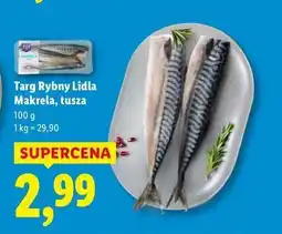 Lidl Makrela - tusza Targ Rybny Lidla oferta