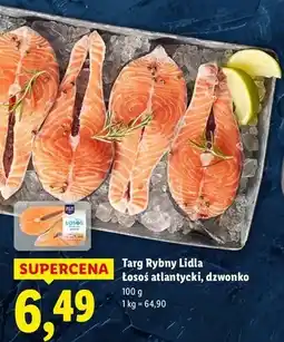 Lidl Łosoś atlantycki dzownko Pomorski Targ Rybny oferta