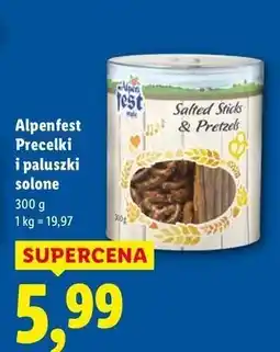Lidl Precelki i paluszki Alpen Fest oferta