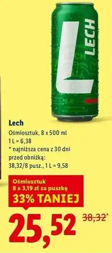 Lidl Piwo Lech Premium oferta