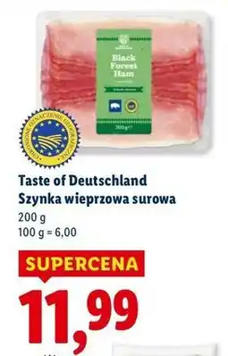 Lidl Szynka szwarcwaldzka plastry Taste Of Deutschland oferta